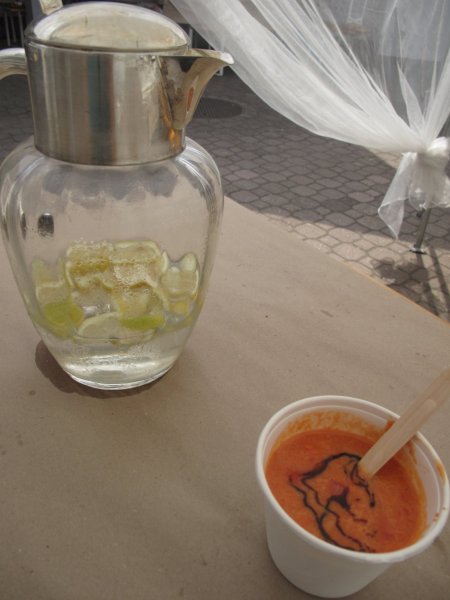 és a jutalom: görögdinnye gazpacho